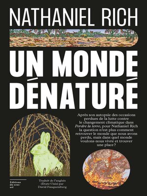 cover image of Un monde dénaturé